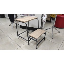 Стільчик - драбинка з відкидним щаблем для продавця